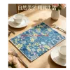 The new printed waterproof and anti-slip placemat measures 38*51cm and features a fashionable and simple design Item Picture